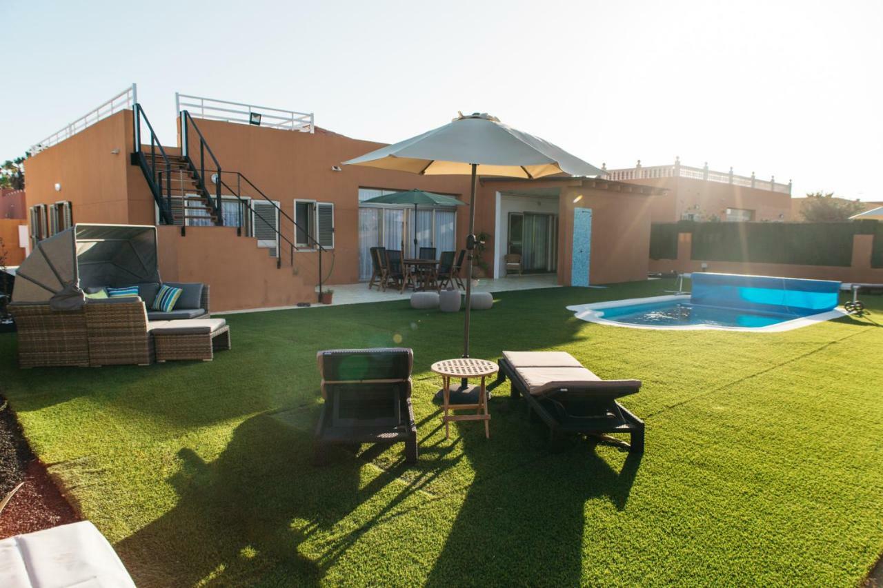 Eco Villa White Suite With Climatized Pool Caleta De Fuste Ngoại thất bức ảnh